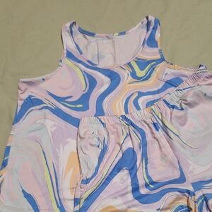 Colorful Swirl Women's Pajama Set